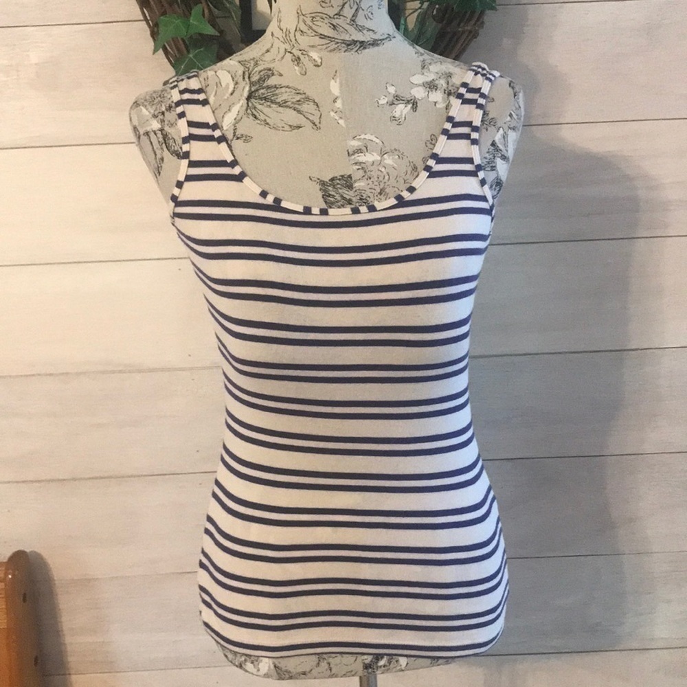 Loft Navy Tan Tank S